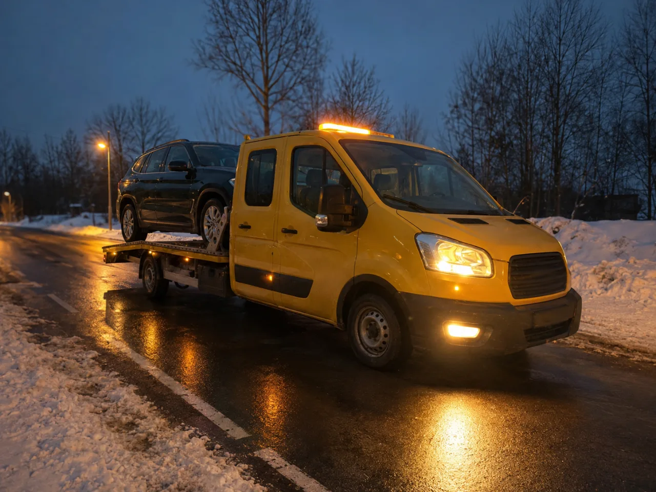 Nocny rozruch akumulatora pod blokiem w Lubinie – pomoc drogowa przy awarii